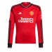Lacne Muži Futbalové dres Manchester United Raphael Varane #19 2023-24 Dlhy Rukáv - Domáci